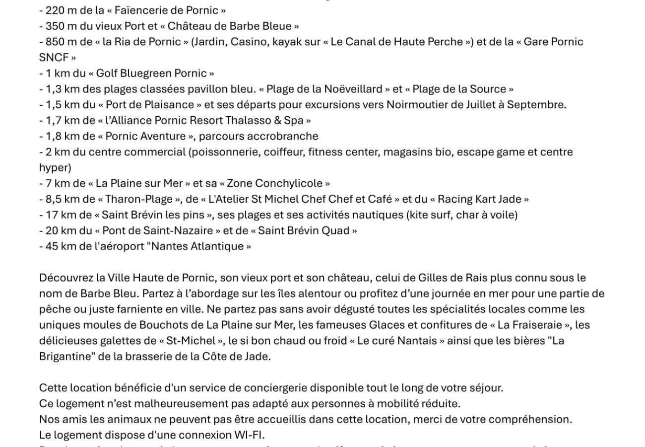Studio à Pornic - Maison pour 4 au cœur de Pornic 