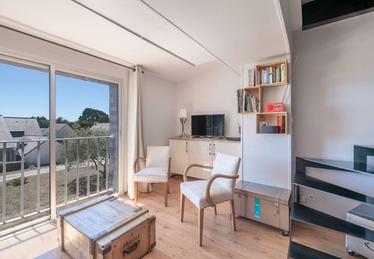 Appartement à Saint-Gildas-de-Rhuys - À 200 m de la plage, bel appartement pour 4 pers