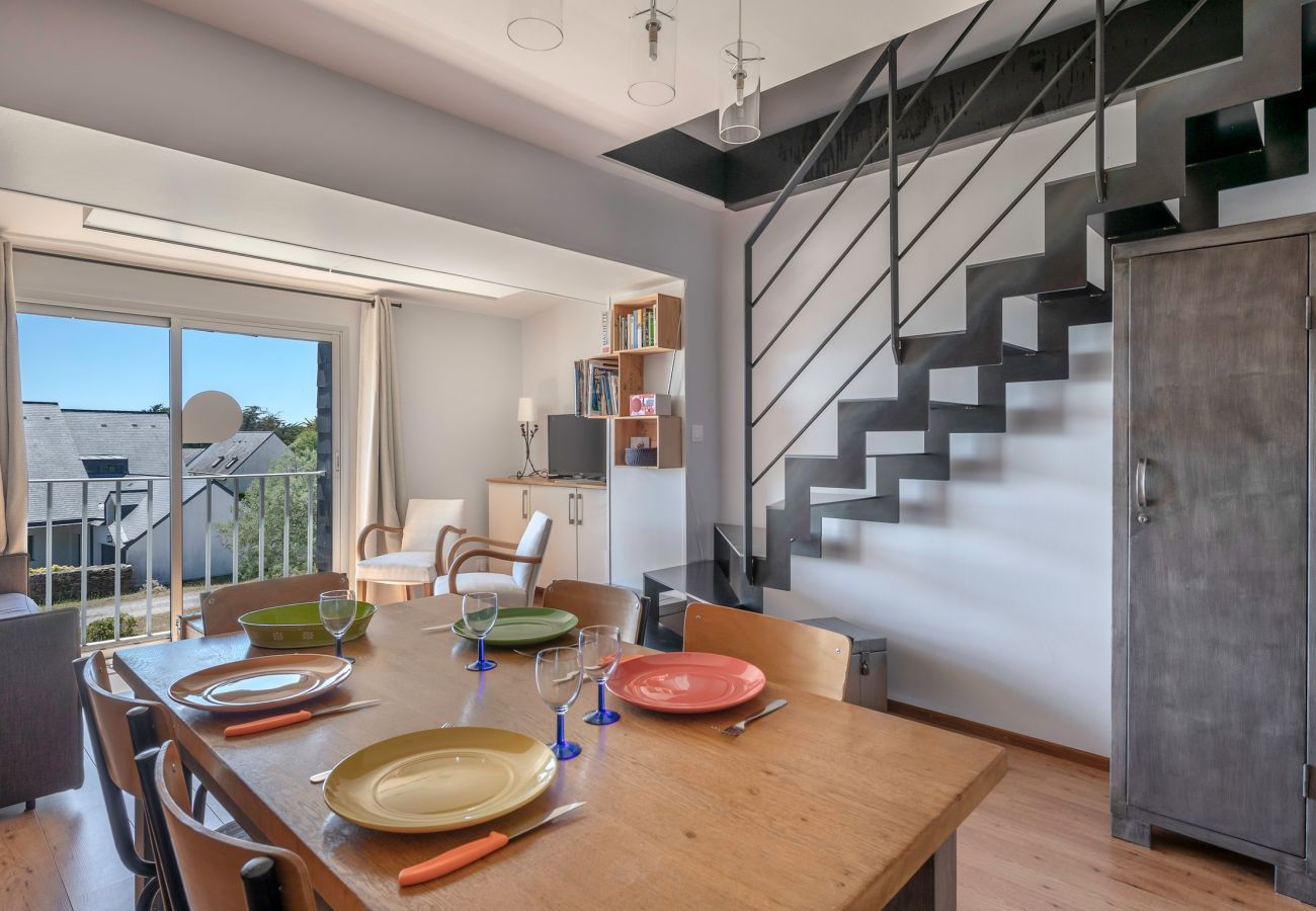 Appartement à Saint-Gildas-de-Rhuys - À 200 m de la plage, bel appartement pour 4 pers