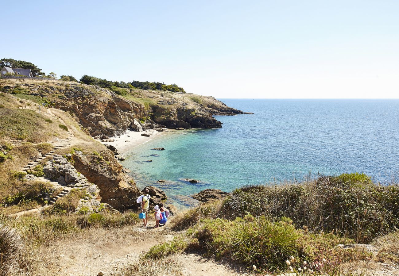 Appartement à Saint-Gildas-de-Rhuys - À 200 m de la plage, bel appartement pour 4 pers