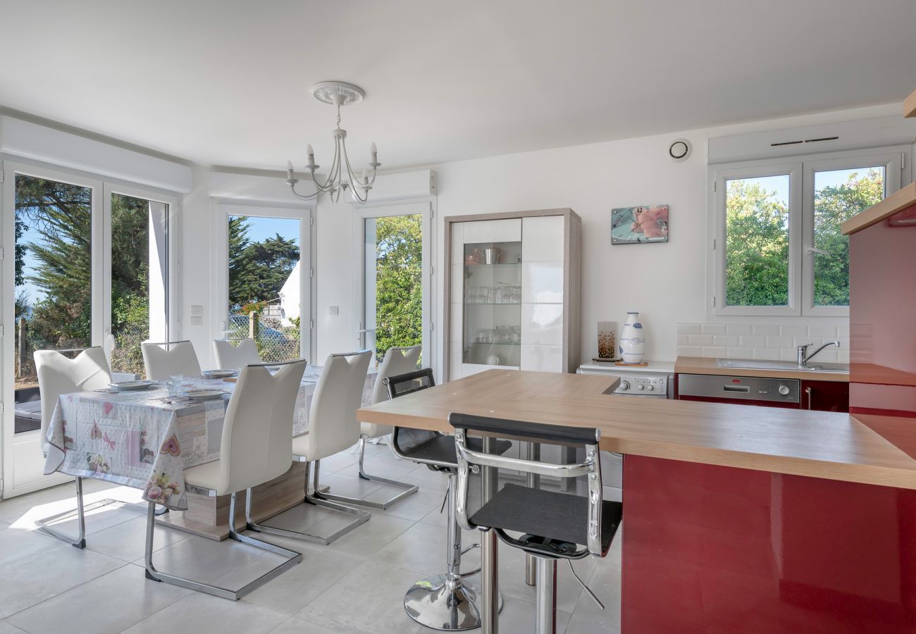 Maison à Sarzeau - Maison 6 personnes avec accès privé à la plage 
