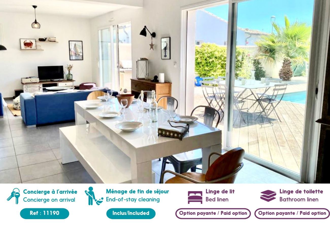 Maison à La Flotte - Villa pour 10 avec piscine, La Flotte en Ré