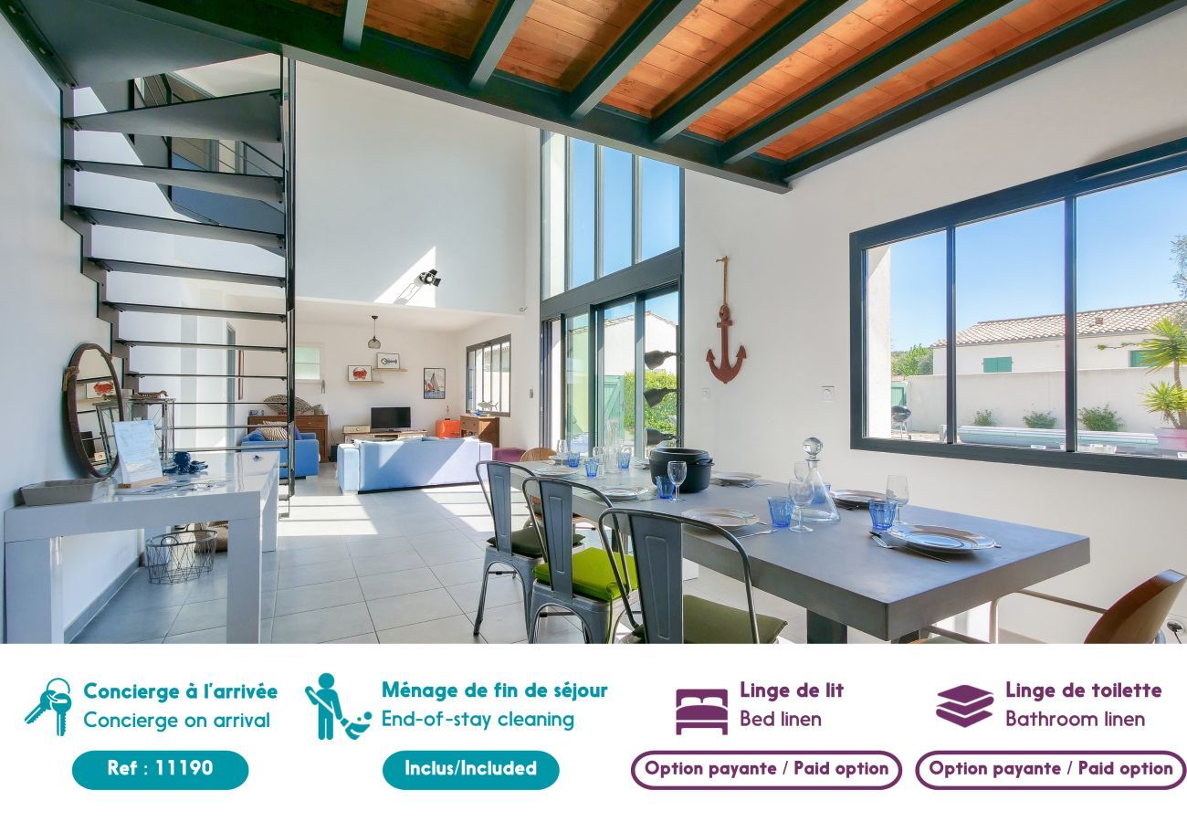Maison à La Flotte - Villa pour 10 avec piscine, La Flotte en Ré