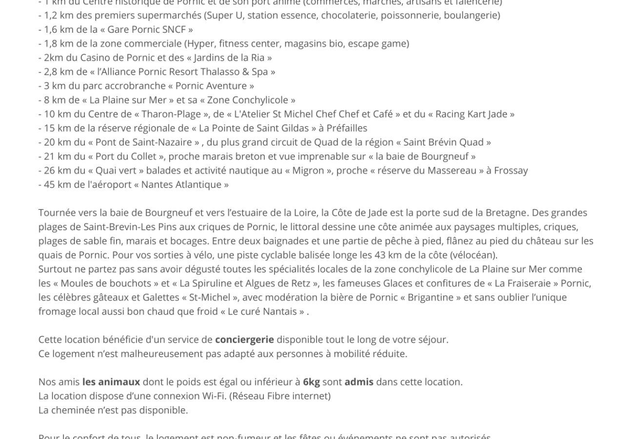 Maison à Pornic - Maison avec jardin à 500m de la plage, Pornic