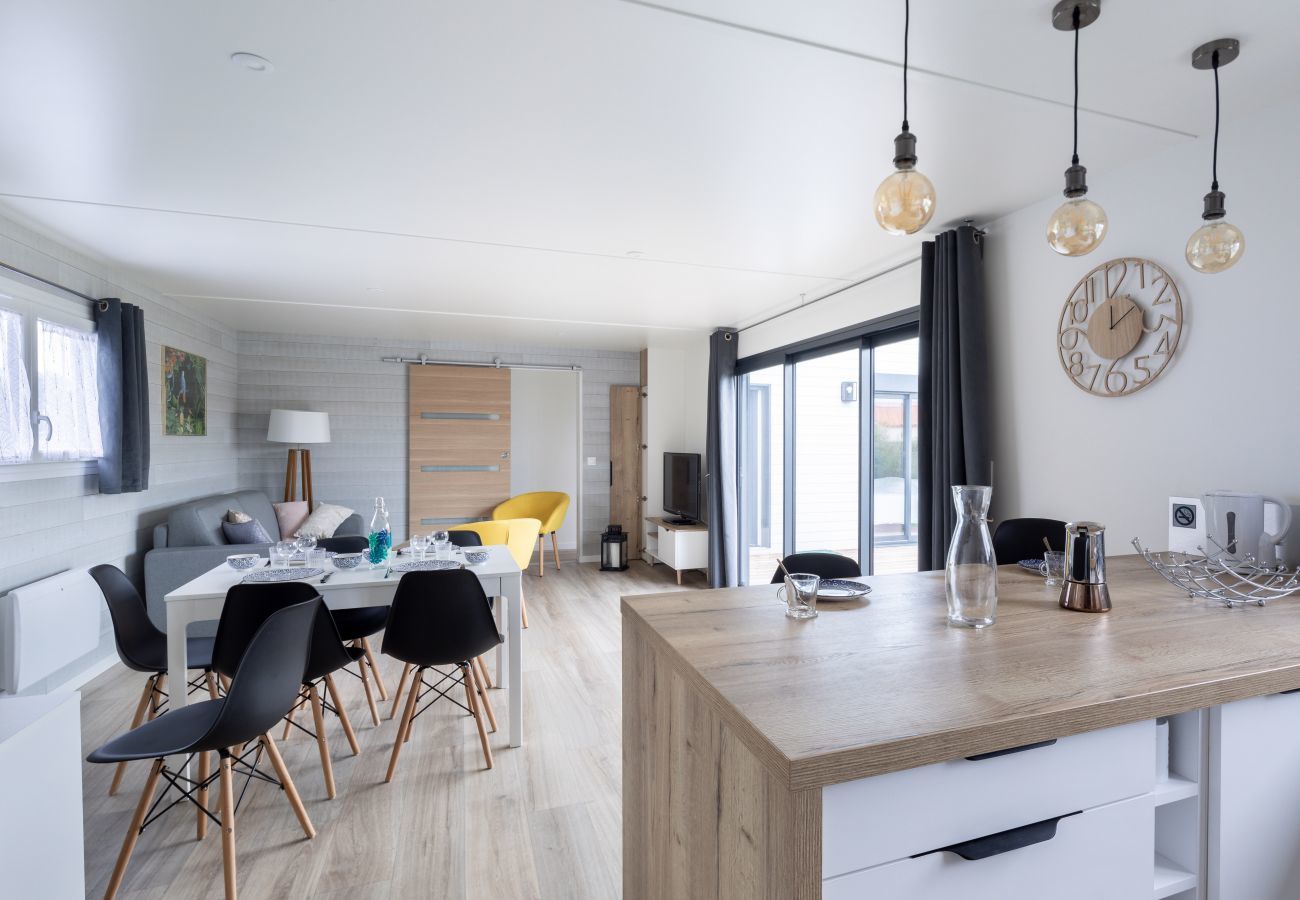 Chalet à Bretignolles-sur-Mer - Chalet neuf pour 8 dans une résidence avec piscine