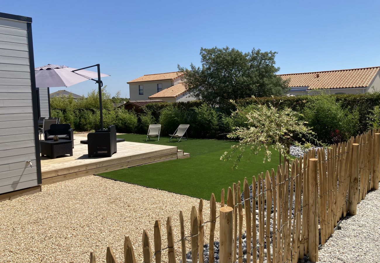 Chalet à Bretignolles-sur-Mer - Chalet neuf pour 8 dans une résidence avec piscine