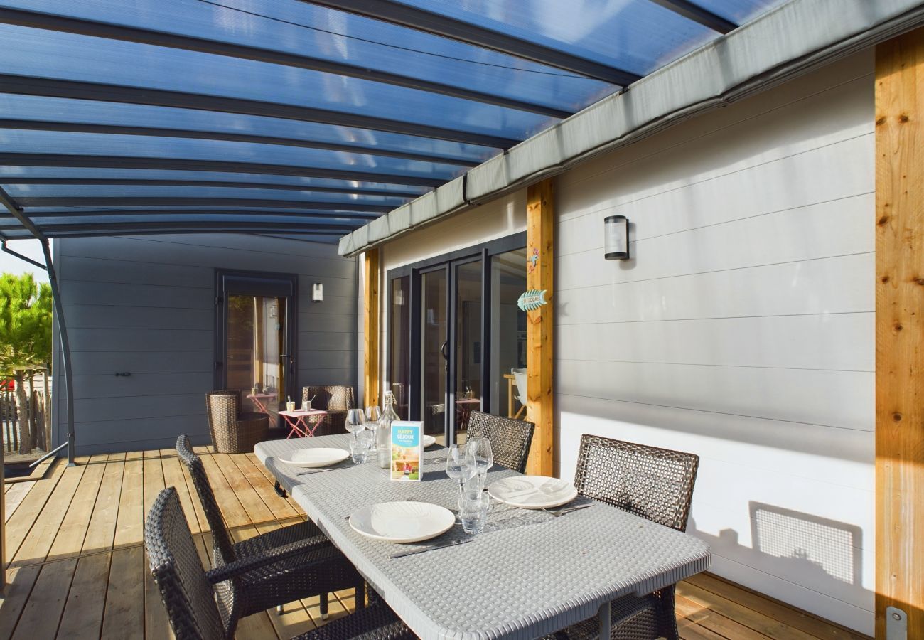 Chalet à Bretignolles-sur-Mer - Beau Chalet pour 4 pers - Accès piscine chauffée