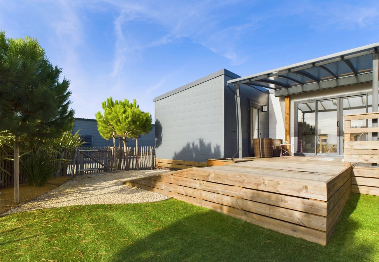 Chalet à Bretignolles-sur-Mer - Beau Chalet pour 4 pers - Accès piscine chauffée