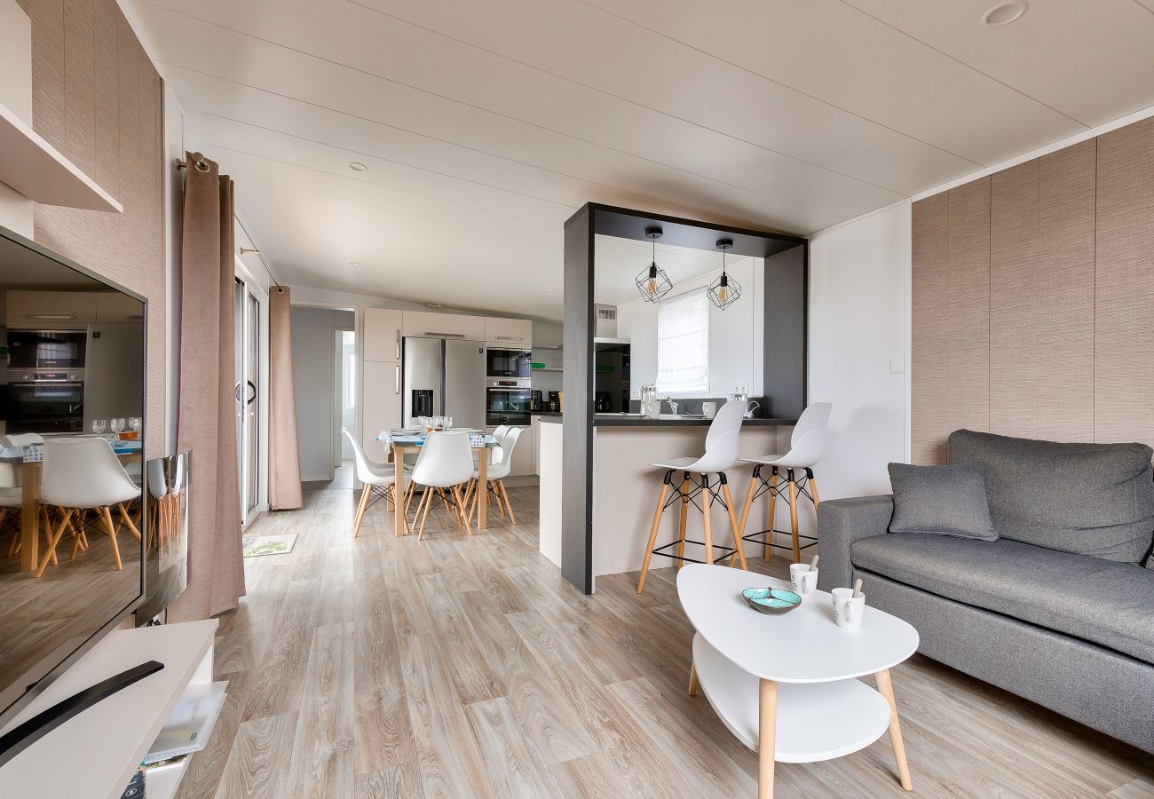 Chalet à Bretignolles-sur-Mer - Chalet pour 6 personnes - piscine couverte