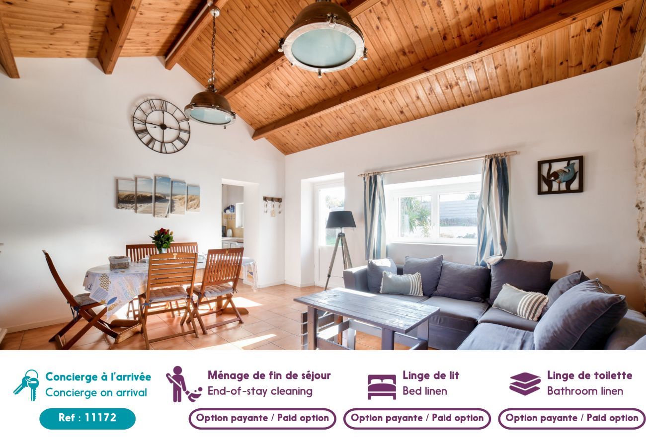 Maison à La Guérinière - Maison avec jardin à 200m de la plage La Cantine 