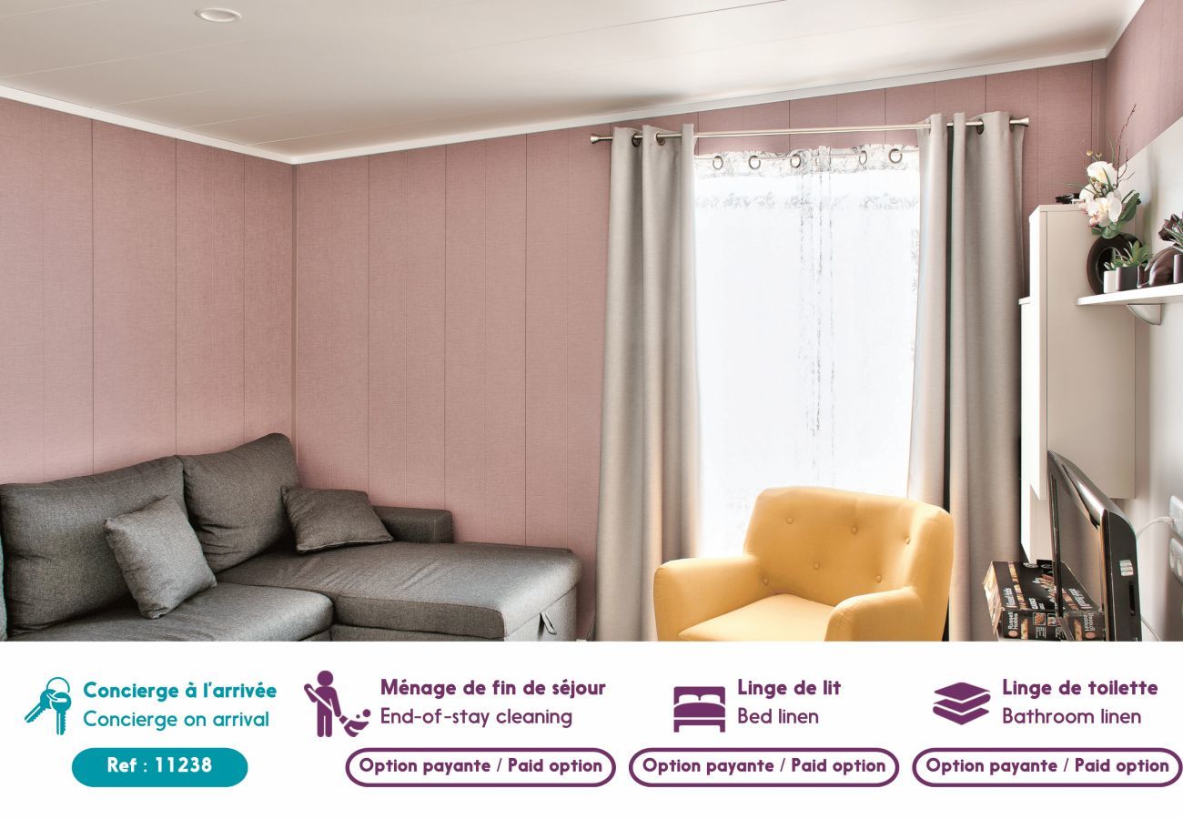 Chalet à Bretignolles-sur-Mer - Joli Chalet pour 6- Domaine avec piscine