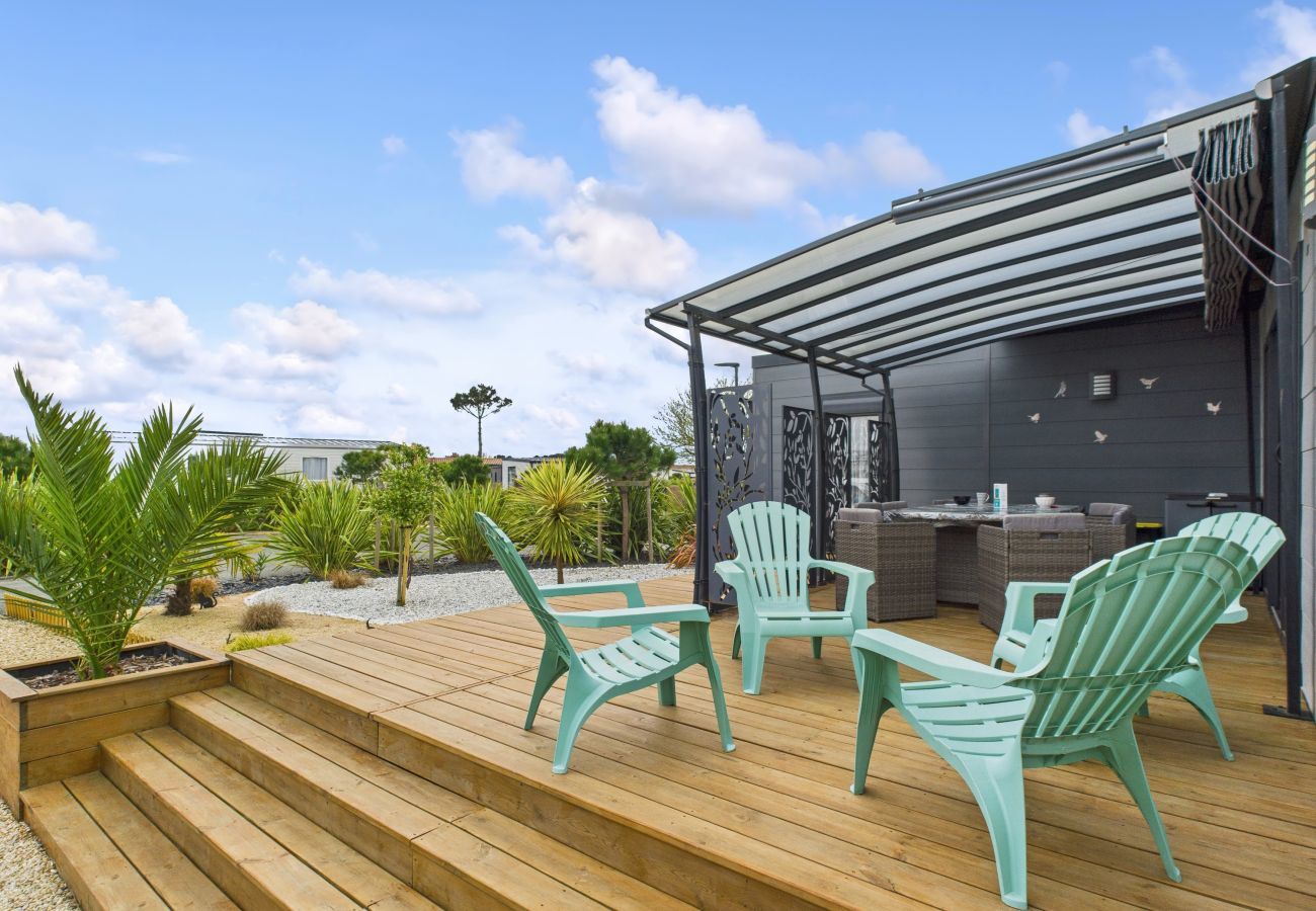 Chalet à Bretignolles-sur-Mer - Joli Chalet pour 6- Domaine avec piscine