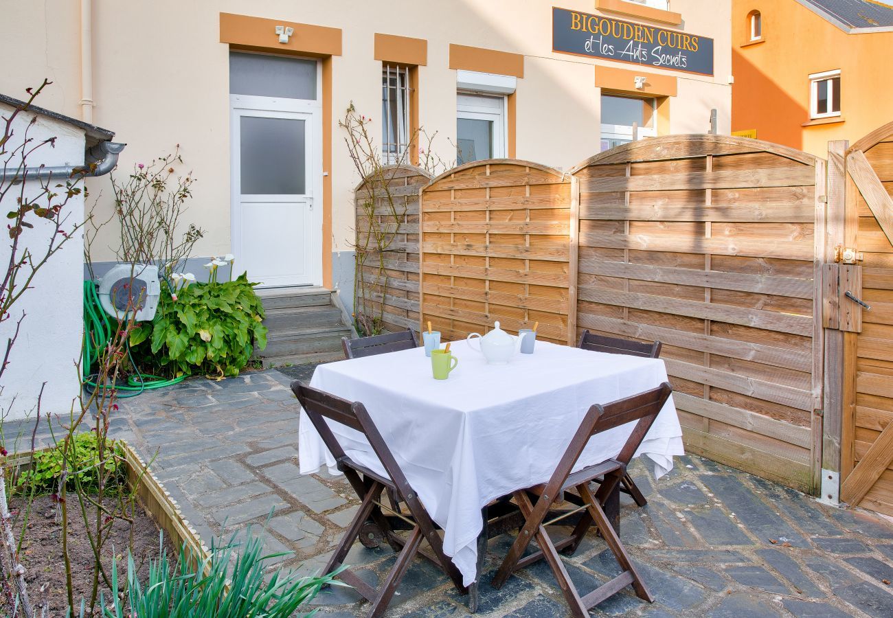 Maison à Le Guilvinec - À 600m de la plage, maison pour 6 avec terrasse