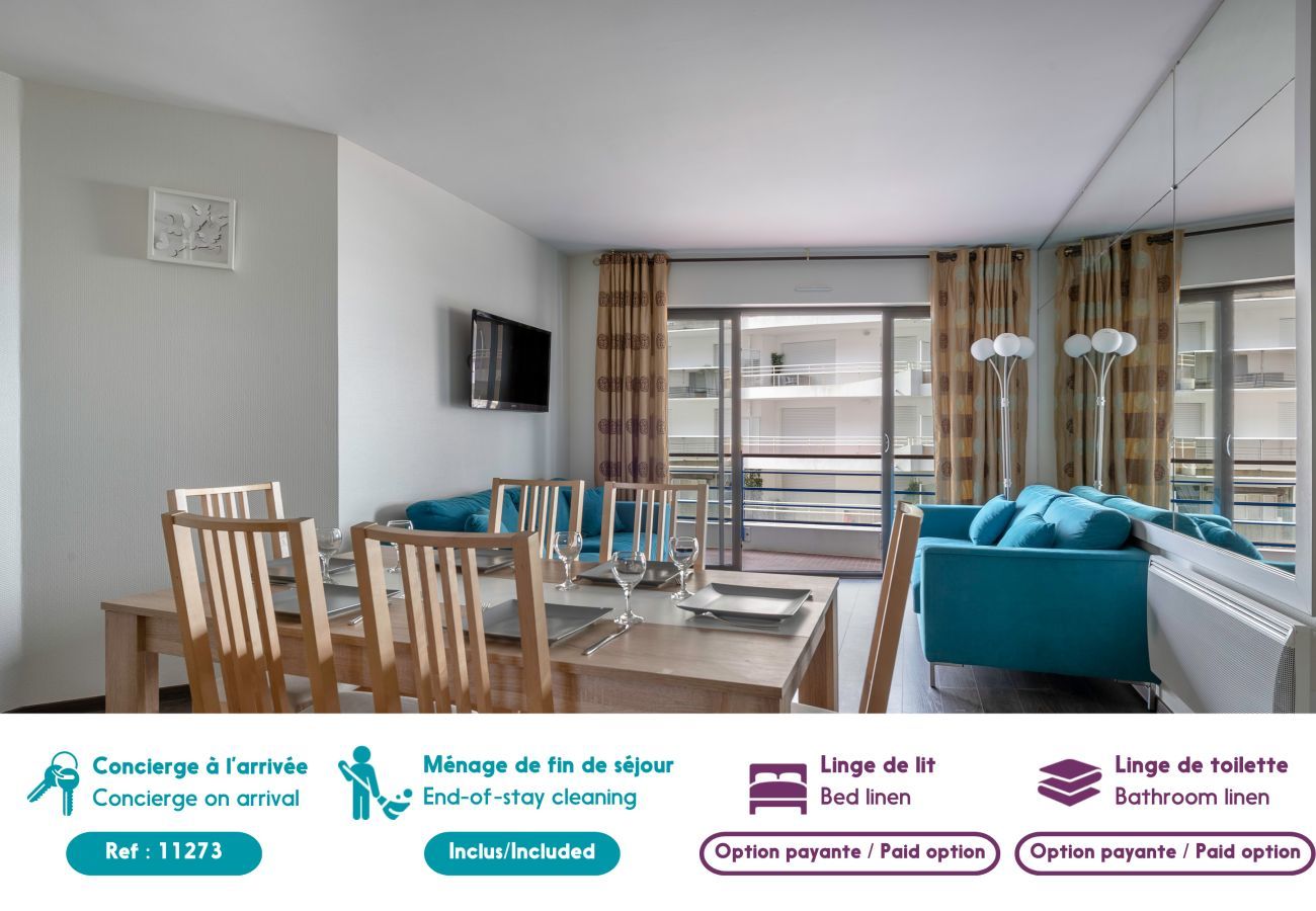 Appartement à La Baule-Escoublac - Appart 4 adultes 2 enfants - Accès plage direct