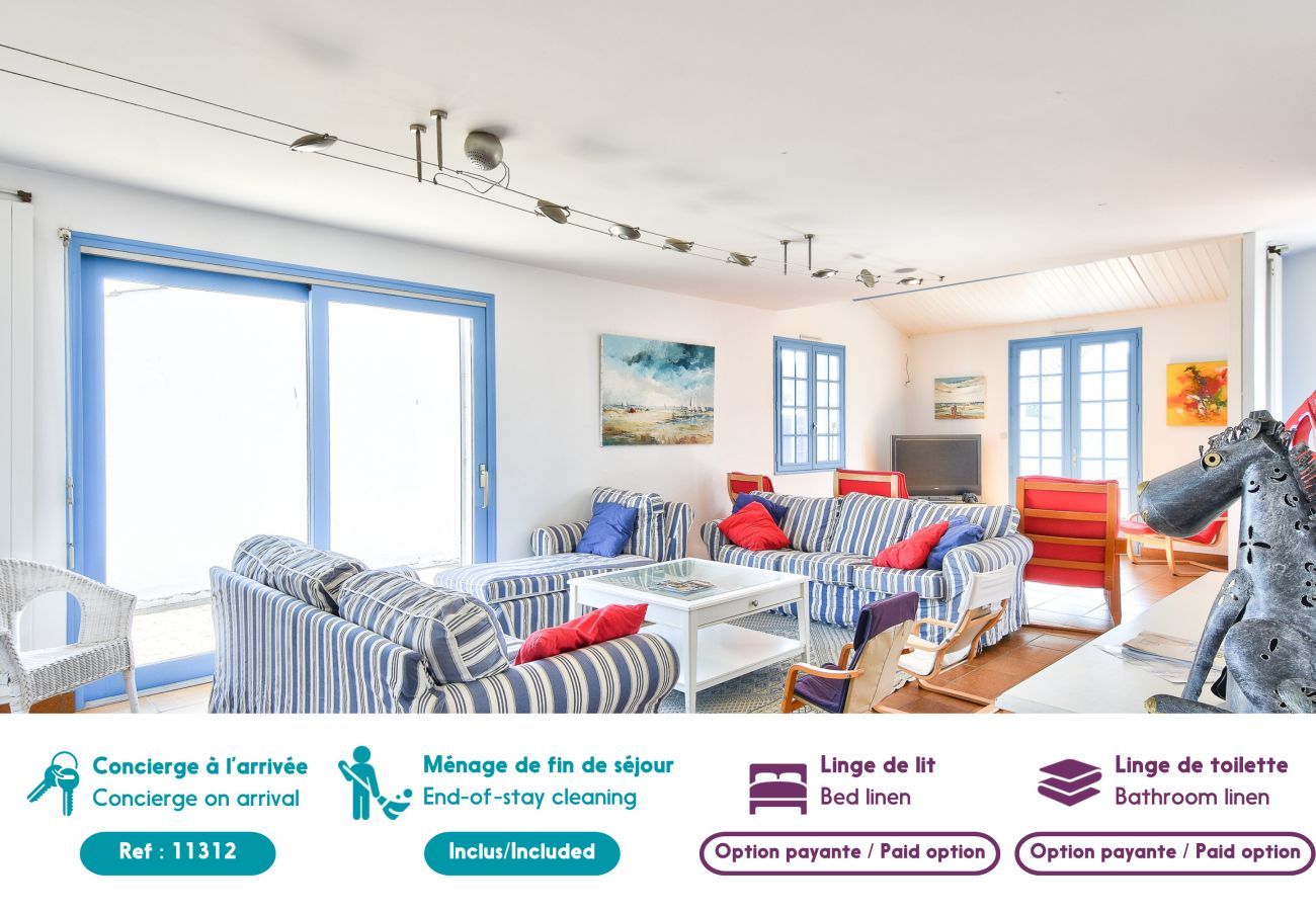 Maison à Noirmoutier-en-l´Ile - Maison pour 11 - Piscine - Noirmoutier-en-L'île