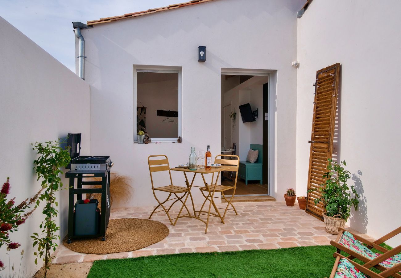 Studio à Rivedoux-Plage - Studio avec terrasse à 250 mètres du port