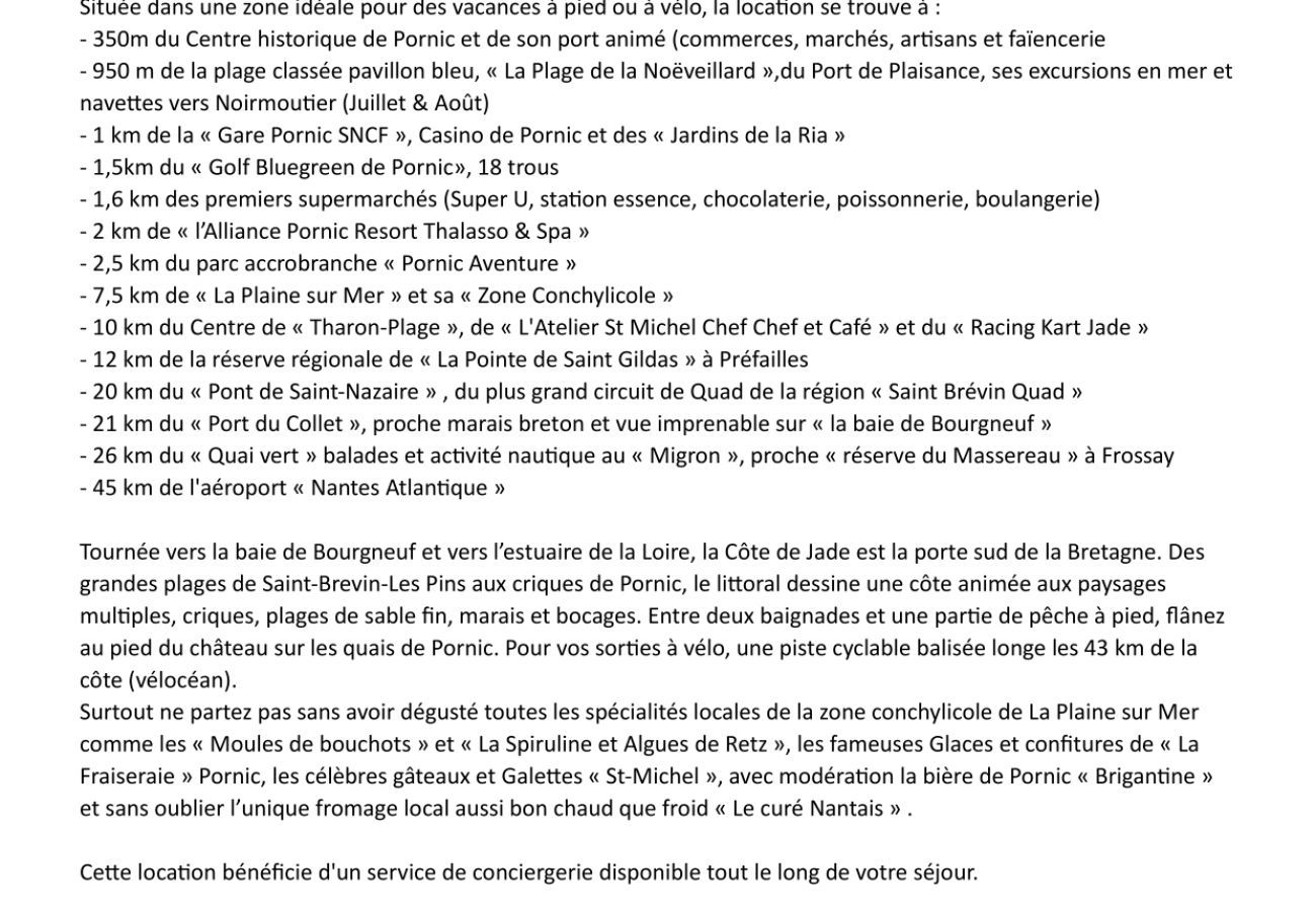 Maison à Pornic - Maison à 350m du centre de Pornic pour 6