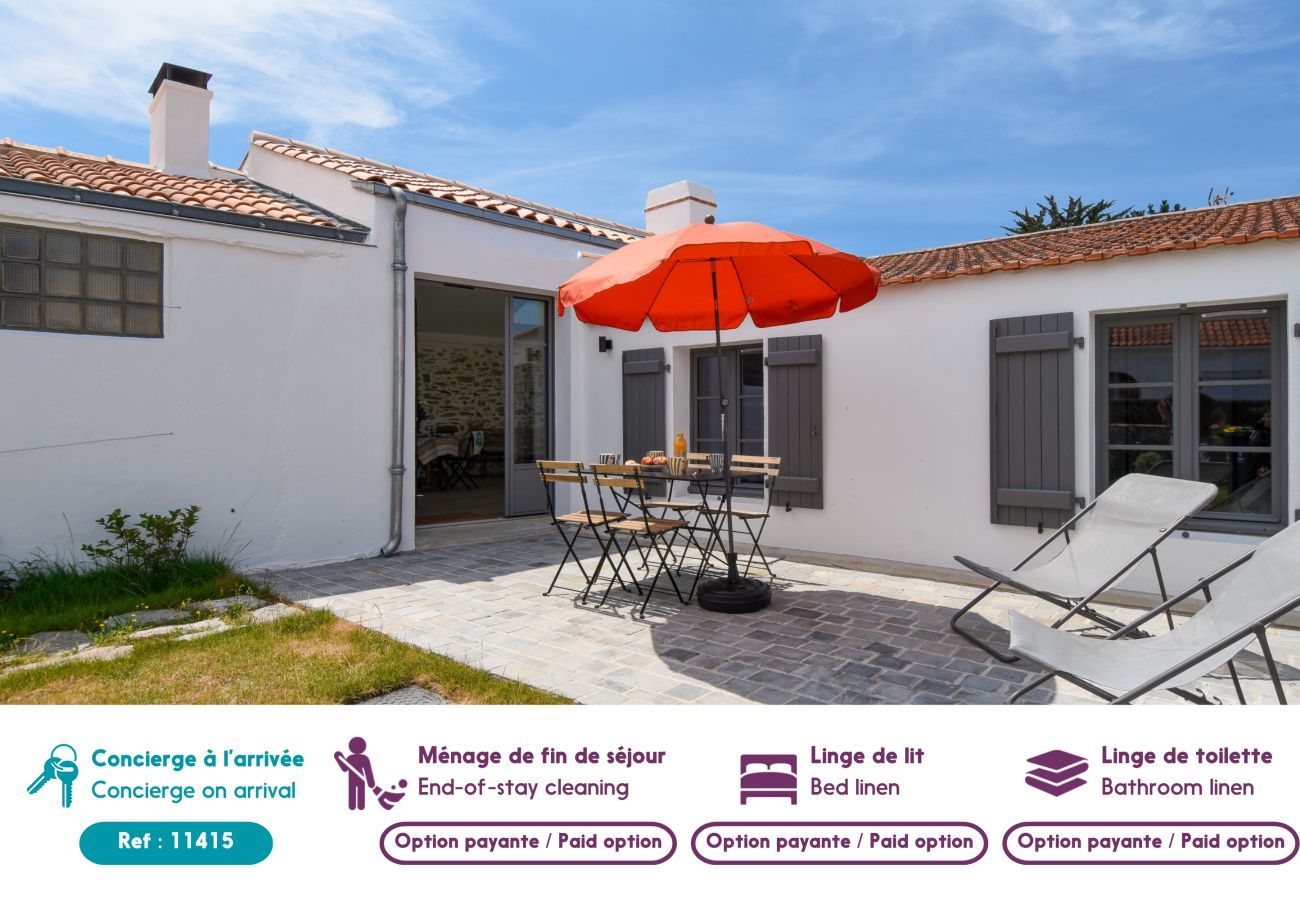 Maison à Noirmoutier-en-l´Ile -  Marais salants et plages - 2 adultes - 2 enfants