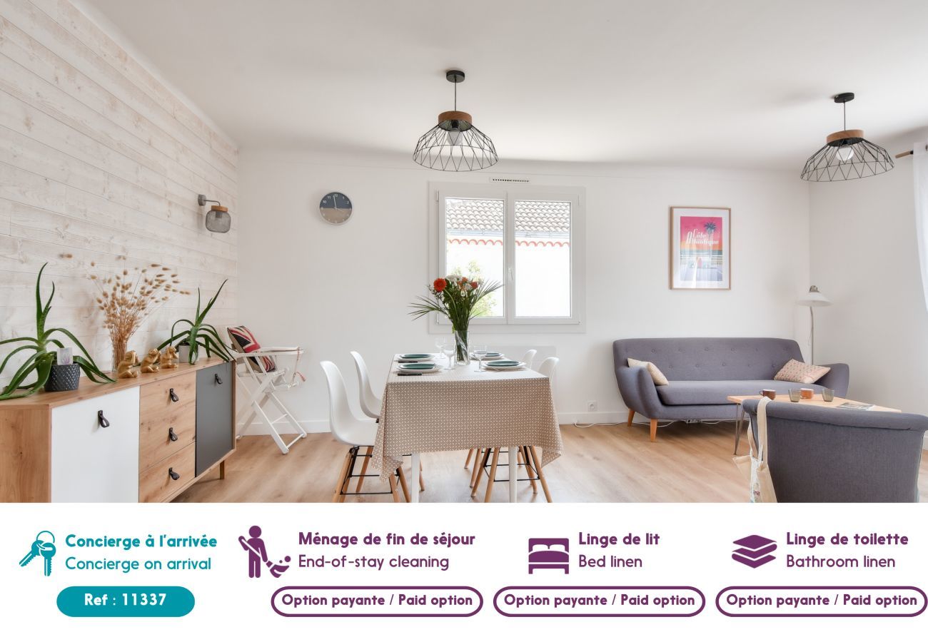 Maison à La Barre-de-Monts - Maison pour 5 - Terrasse - La-Barre-de-Monts