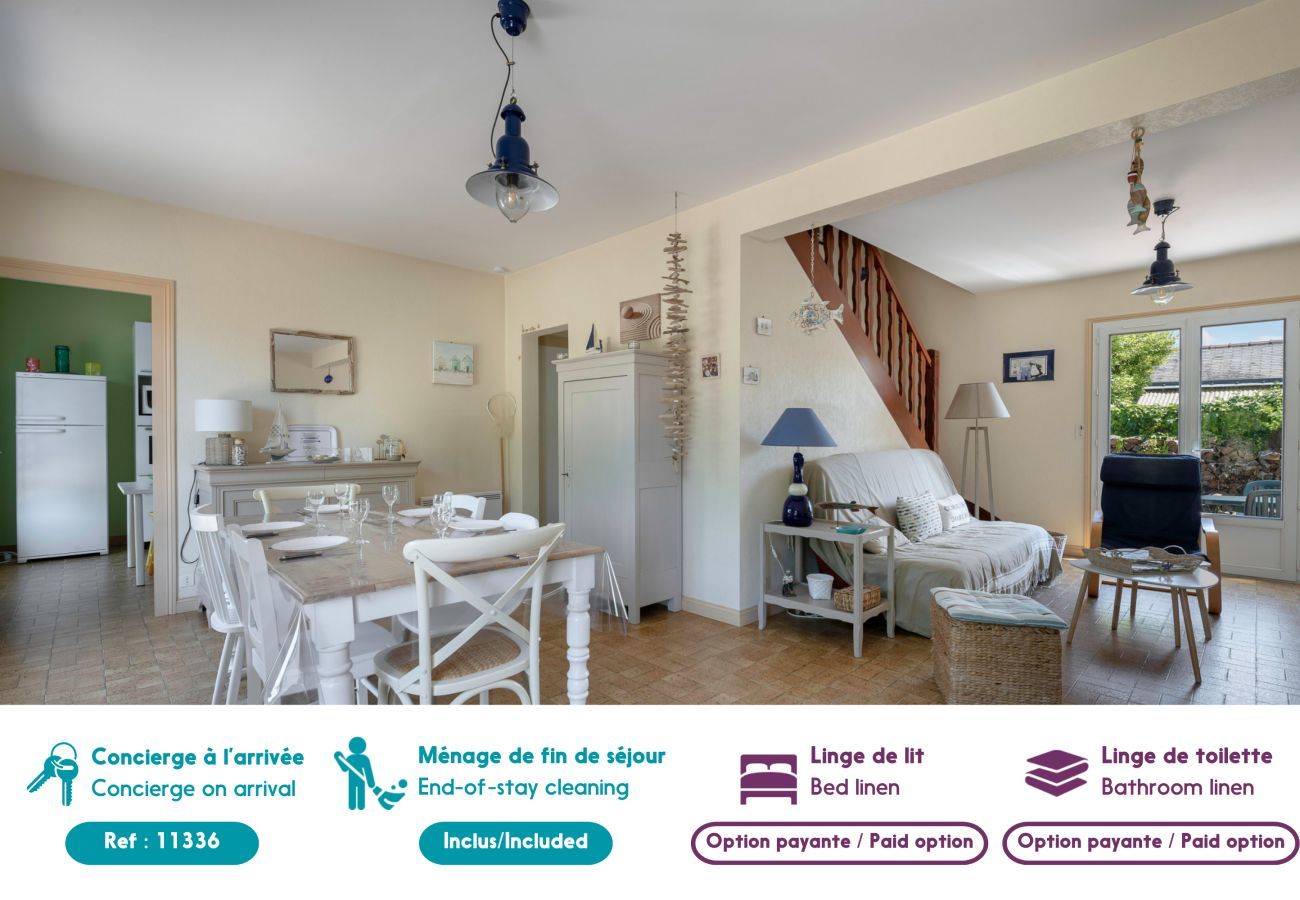 Maison à Piriac-sur-Mer - À 250m de la plage, maison et jardin pour 6