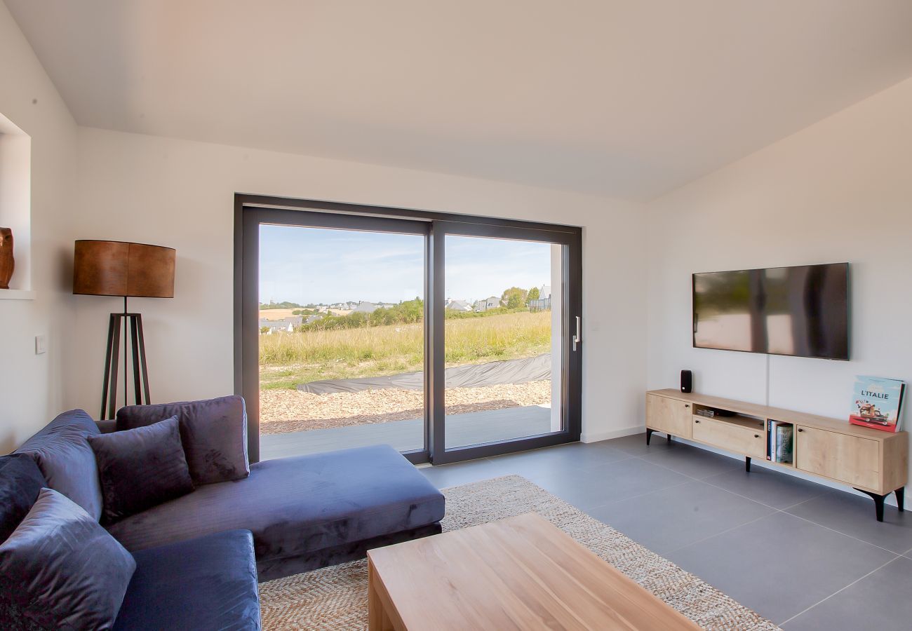 Maison à Pléneuf-Val-André - Villa neuve avec piscine vue sur mer pour 9