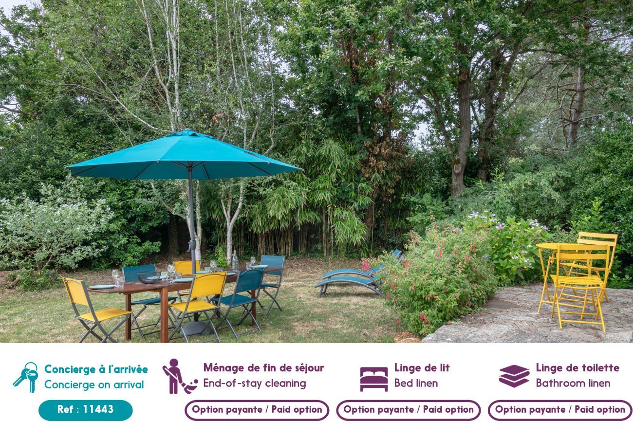 Maison à Saint-Gildas-de-Rhuys - Détente et jardin - 6 personnes - 550m de la plage