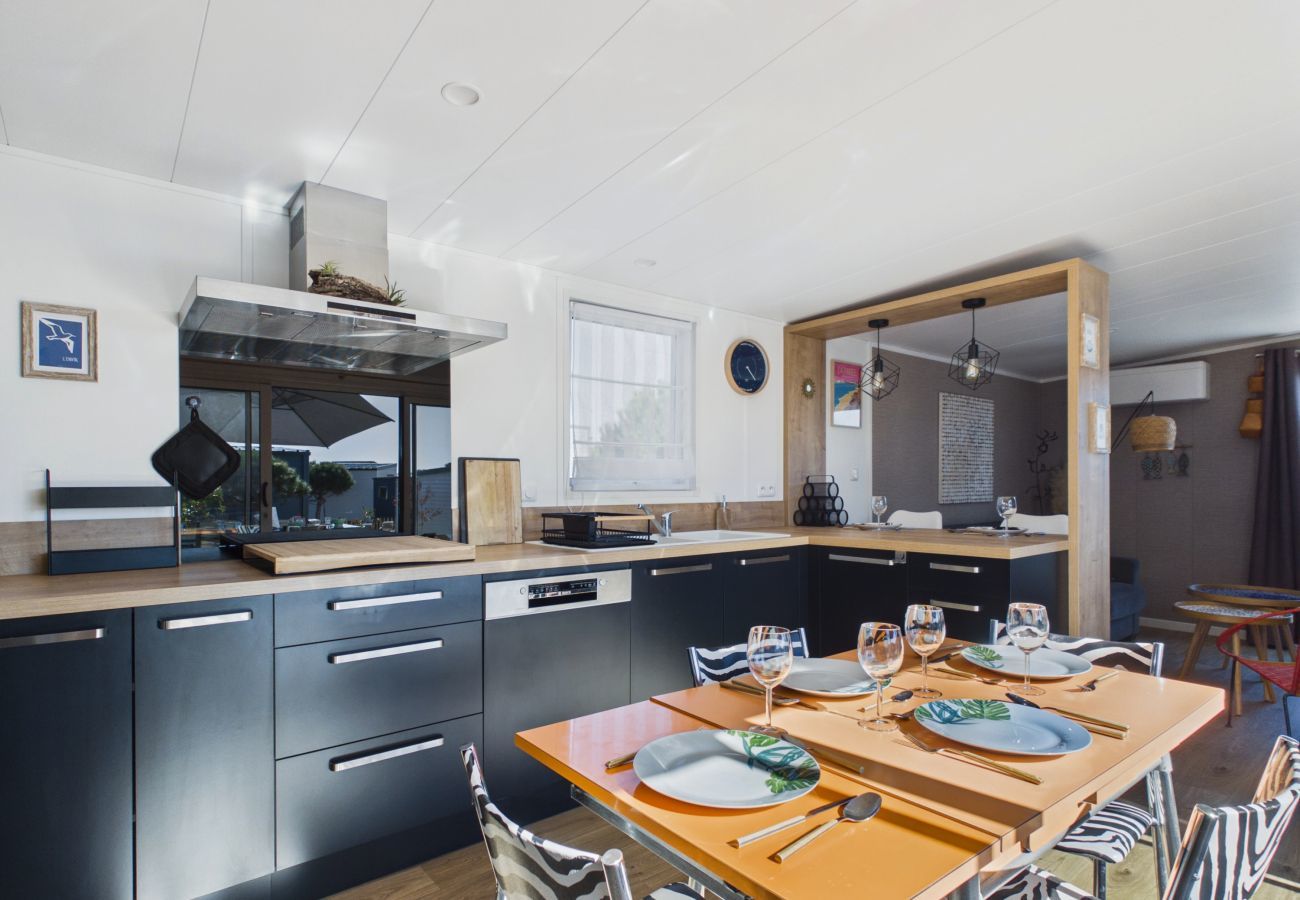 Chalet à Bretignolles-sur-Mer - Chalet pour 6 dans une résidence avec piscine