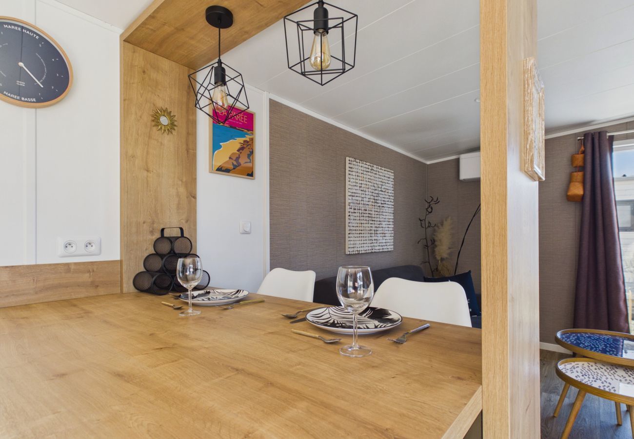Chalet à Bretignolles-sur-Mer - Chalet pour 6 dans une résidence avec piscine