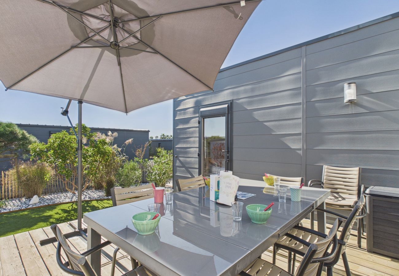 Chalet à Bretignolles-sur-Mer - Chalet pour 6 dans une résidence avec piscine