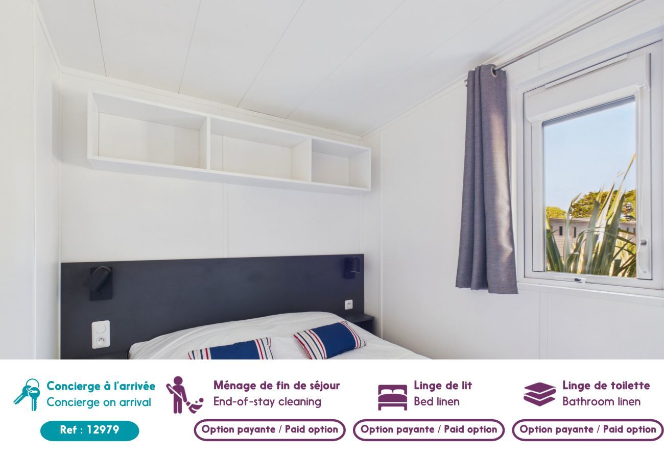 Chalet à Bretignolles-sur-Mer - Chalet pour 6 dans une résidence avec piscine