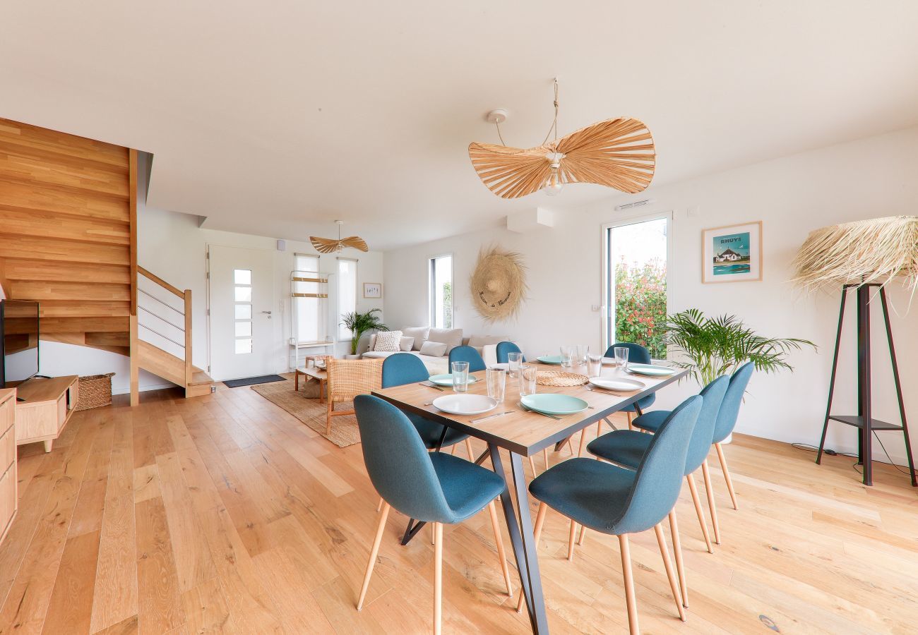Maison à Le Tour-du-Parc - Maison neuve pour 8 - 500m plage du Rouvran