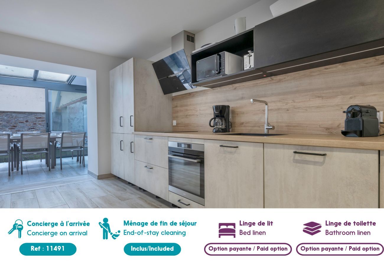 Maison à Saint-Michel-Chef-Chef - À 50m de la plage, jolie maison pour 8
