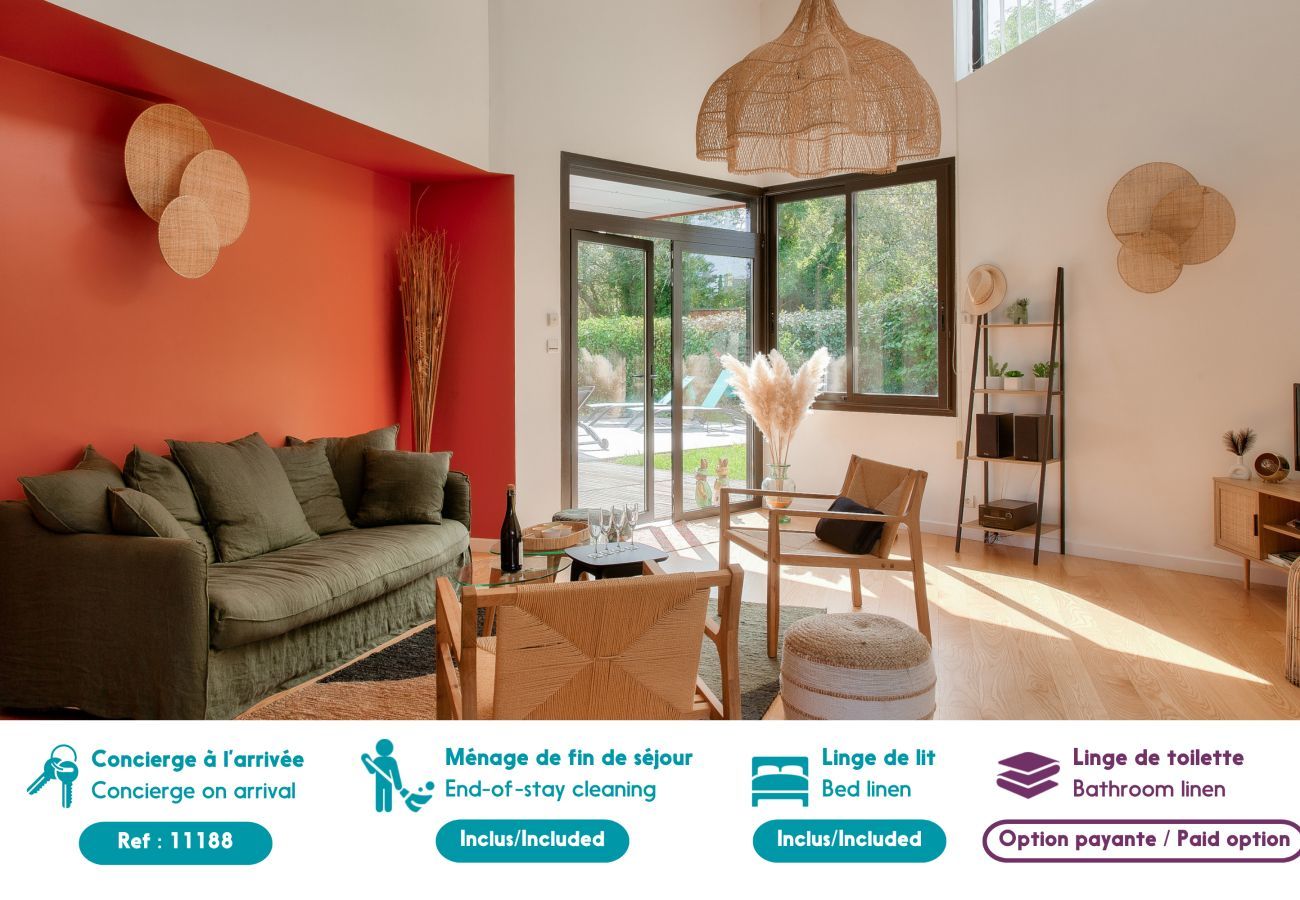 Maison à Fouesnant - Jardin et piscine - 1km de la plage- Pour 8
