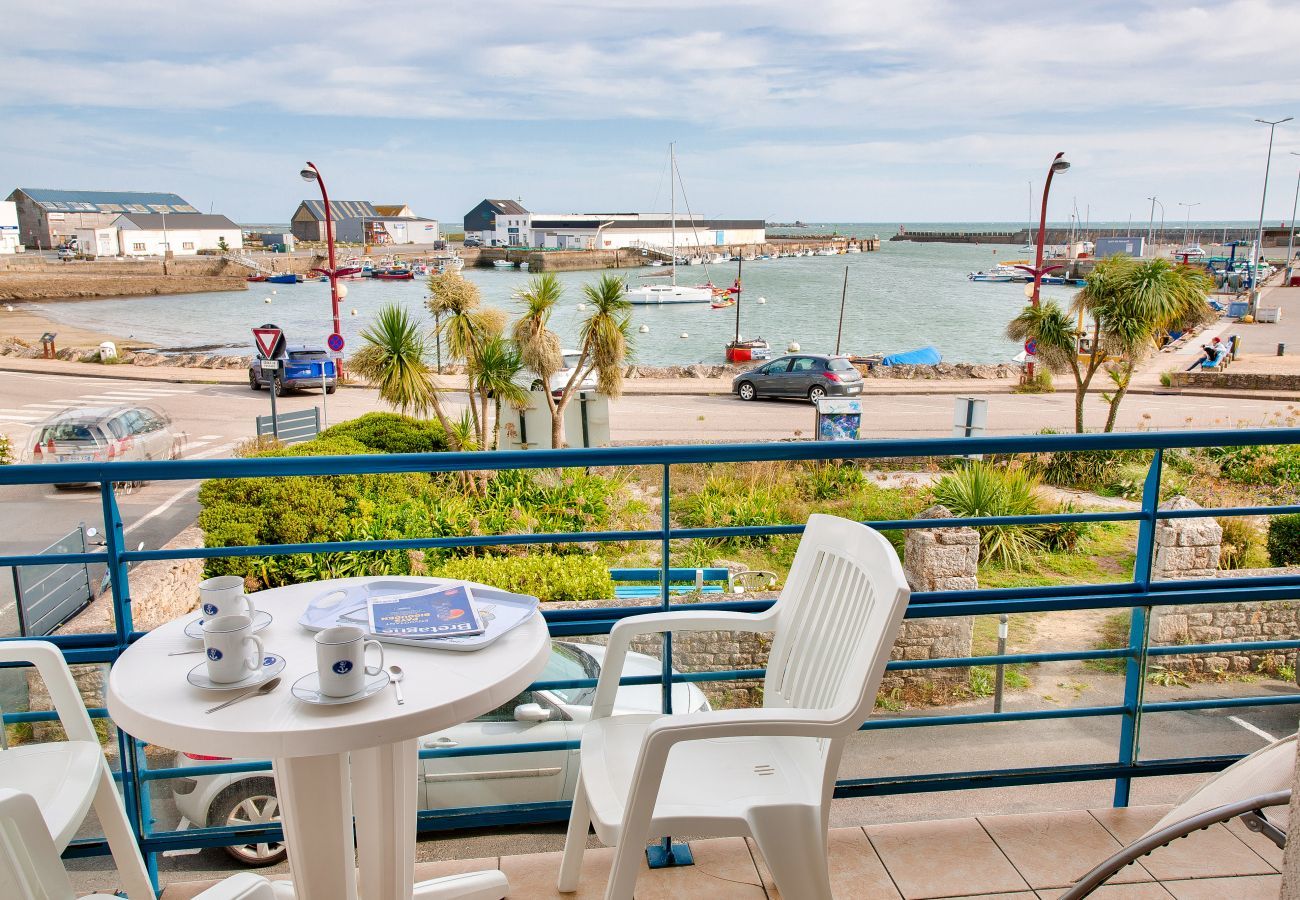 Appartement à Plobannalec-Lesconil - À 200m de la plage, appartement vue mer pour 2