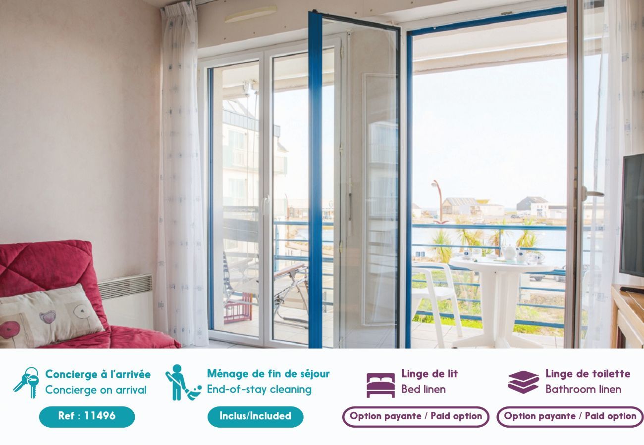 Appartement à Plobannalec-Lesconil - À 200m de la plage, appartement vue mer pour 2