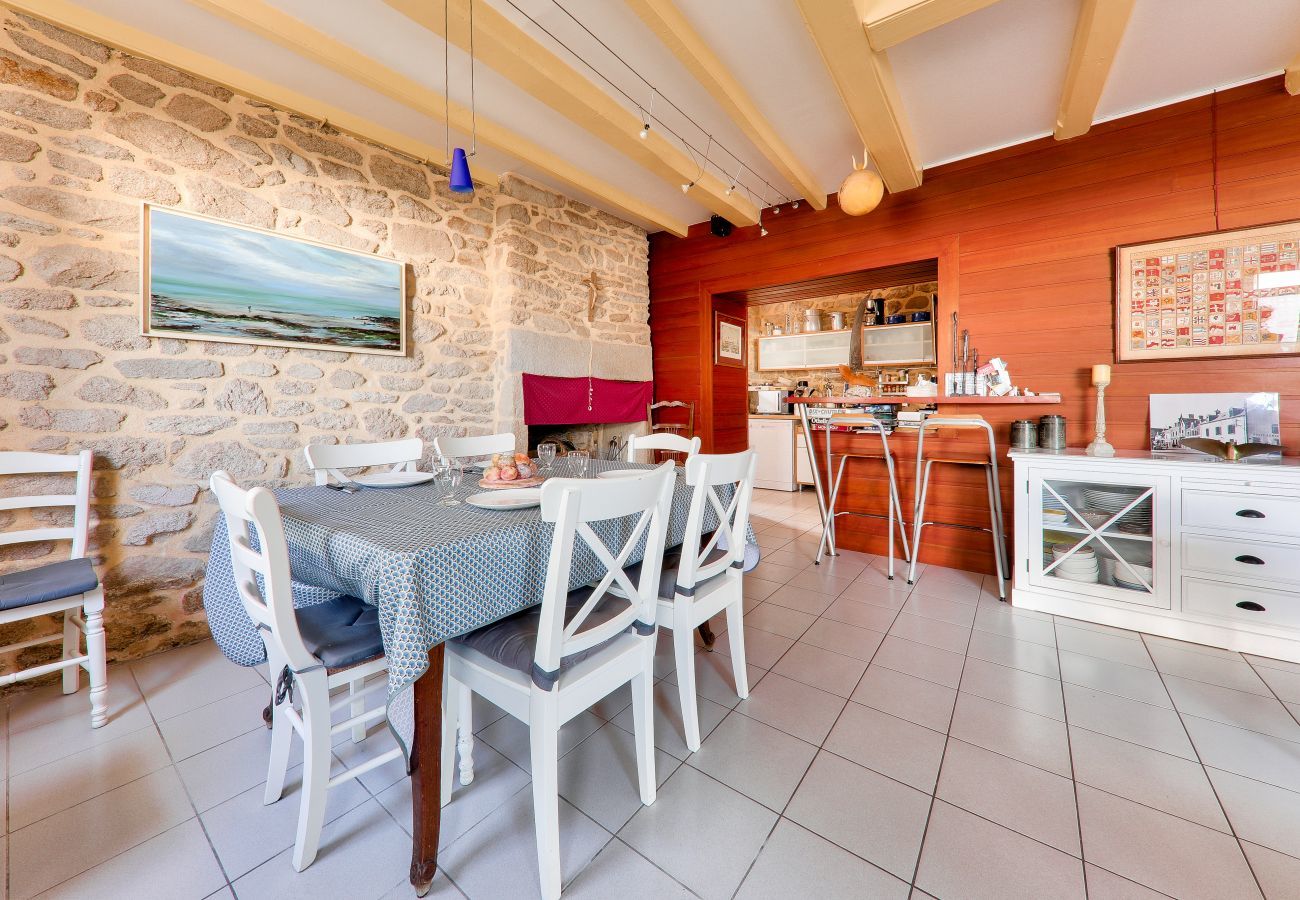 Maison à Saint-Pierre-Quiberon - Maison pour 10 à 20m de la baie de Quiberon