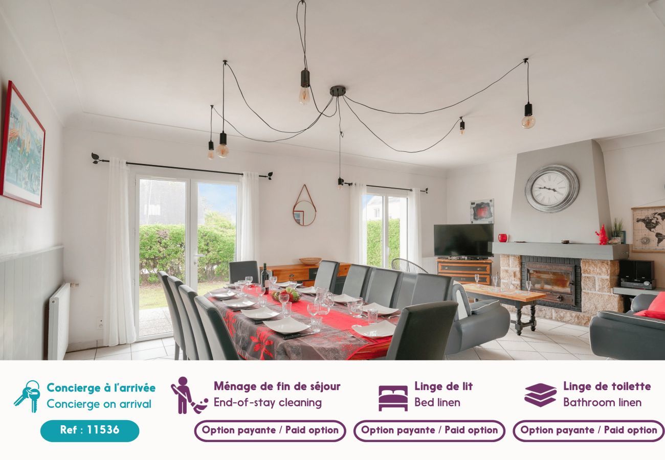 Maison à Loctudy - Accès direct à la plage - Maison pour 11