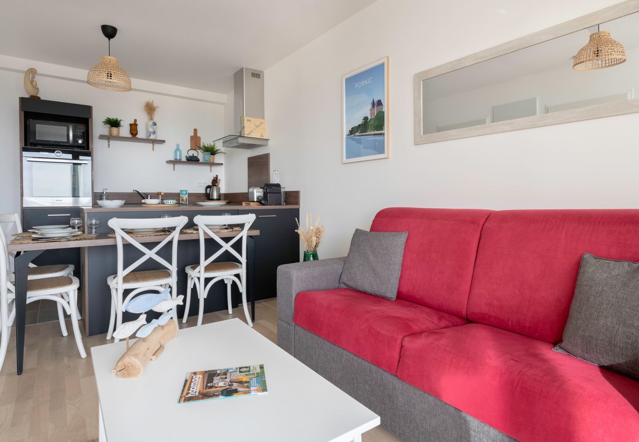 Appartement à Pornic - Appartement pour 4 face mer, plage + piscine