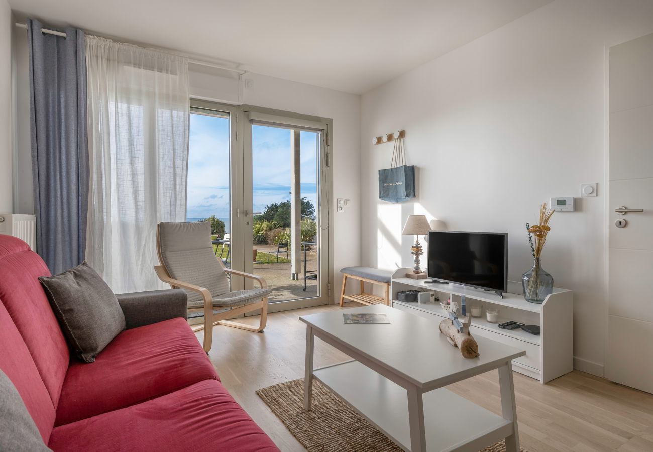 Appartement à Pornic - Appartement pour 4 face mer, plage + piscine