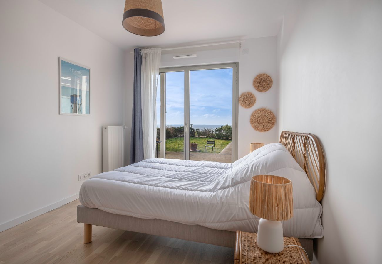 Appartement à Pornic - Appartement pour 4 face mer, plage + piscine