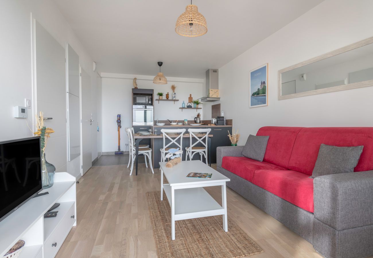 Appartement à Pornic - Appartement pour 4 face mer, plage + piscine