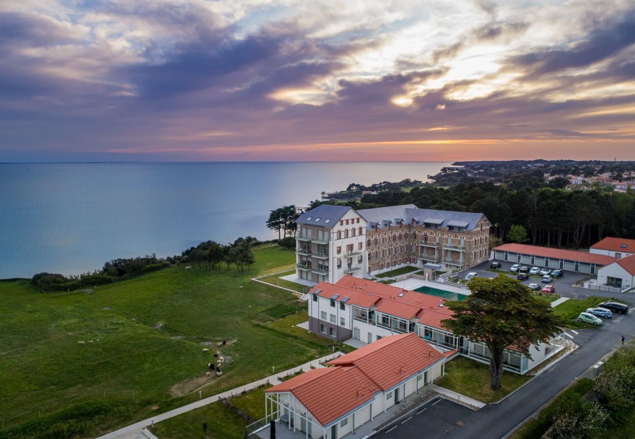 Appartement à Pornic - Appartement pour 4 face mer, plage + piscine