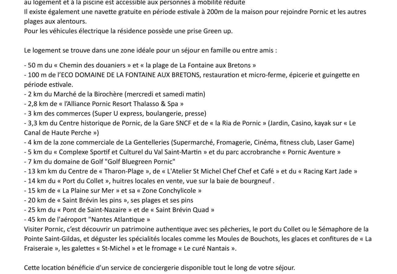 Appartement à Pornic - Appartement pour 3 face mer, plage + piscine