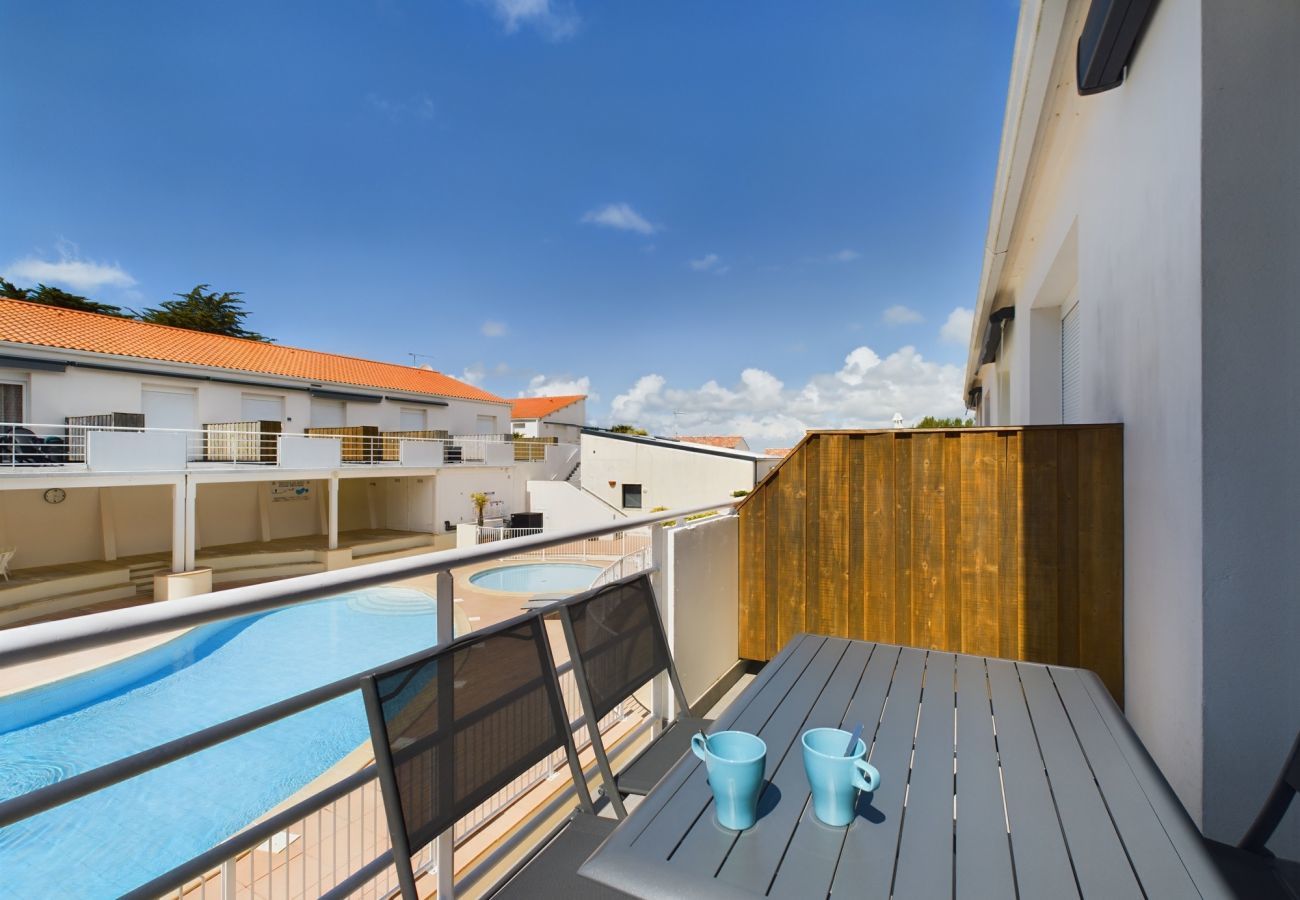 Appartement à Saint-Jean-de-Monts - 400m de la plage, appartement avec piscine