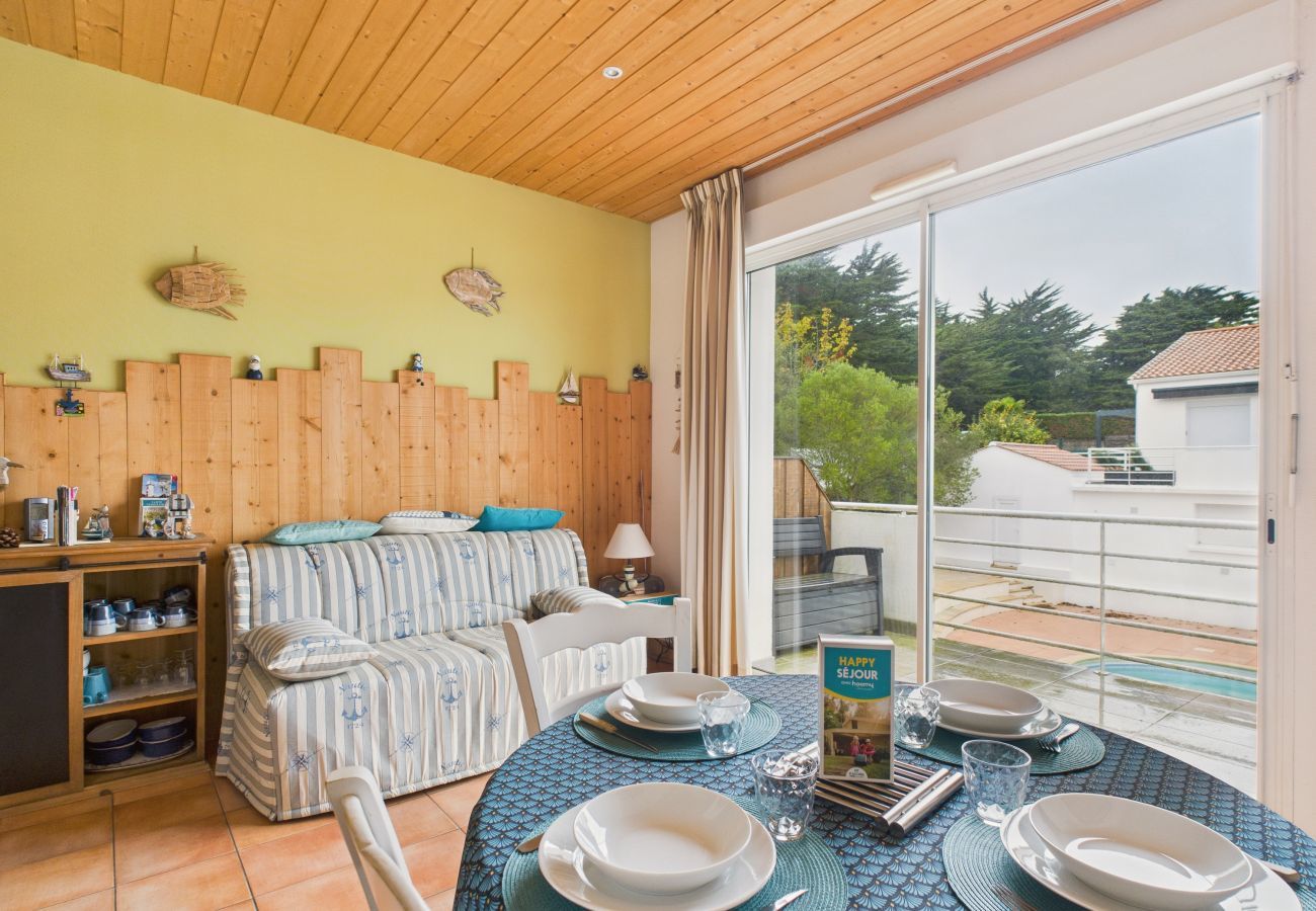 Appartement à Saint-Jean-de-Monts - 400m de la plage, appartement avec piscine