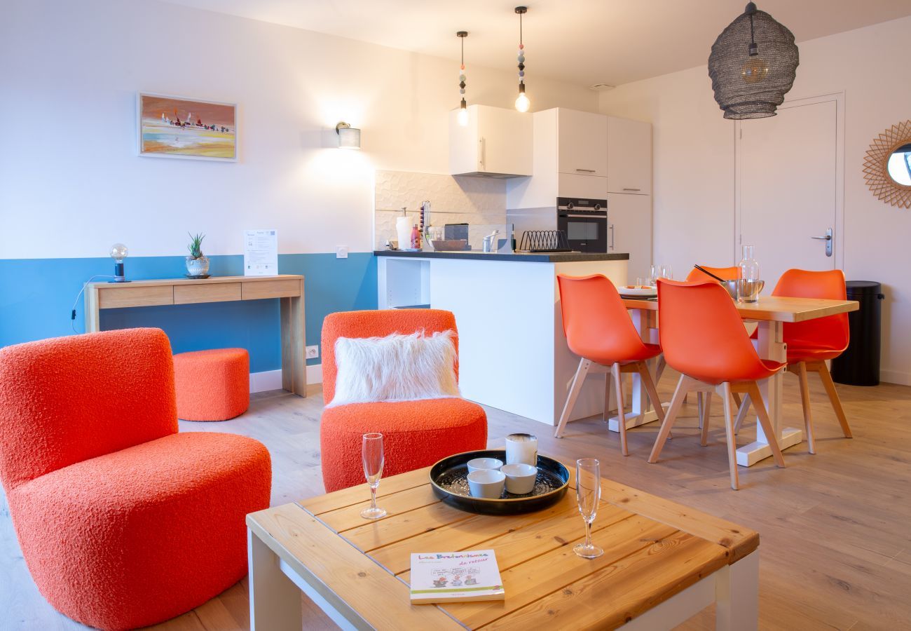 Appartement à Fouesnant - 350m plage de la Cale de Beg Meil, Appart pour 2