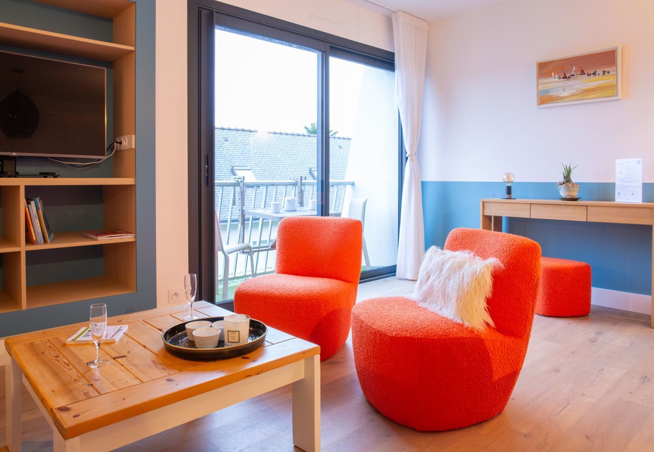 Appartement à Fouesnant - 350m plage de la Cale de Beg Meil, Appart pour 2