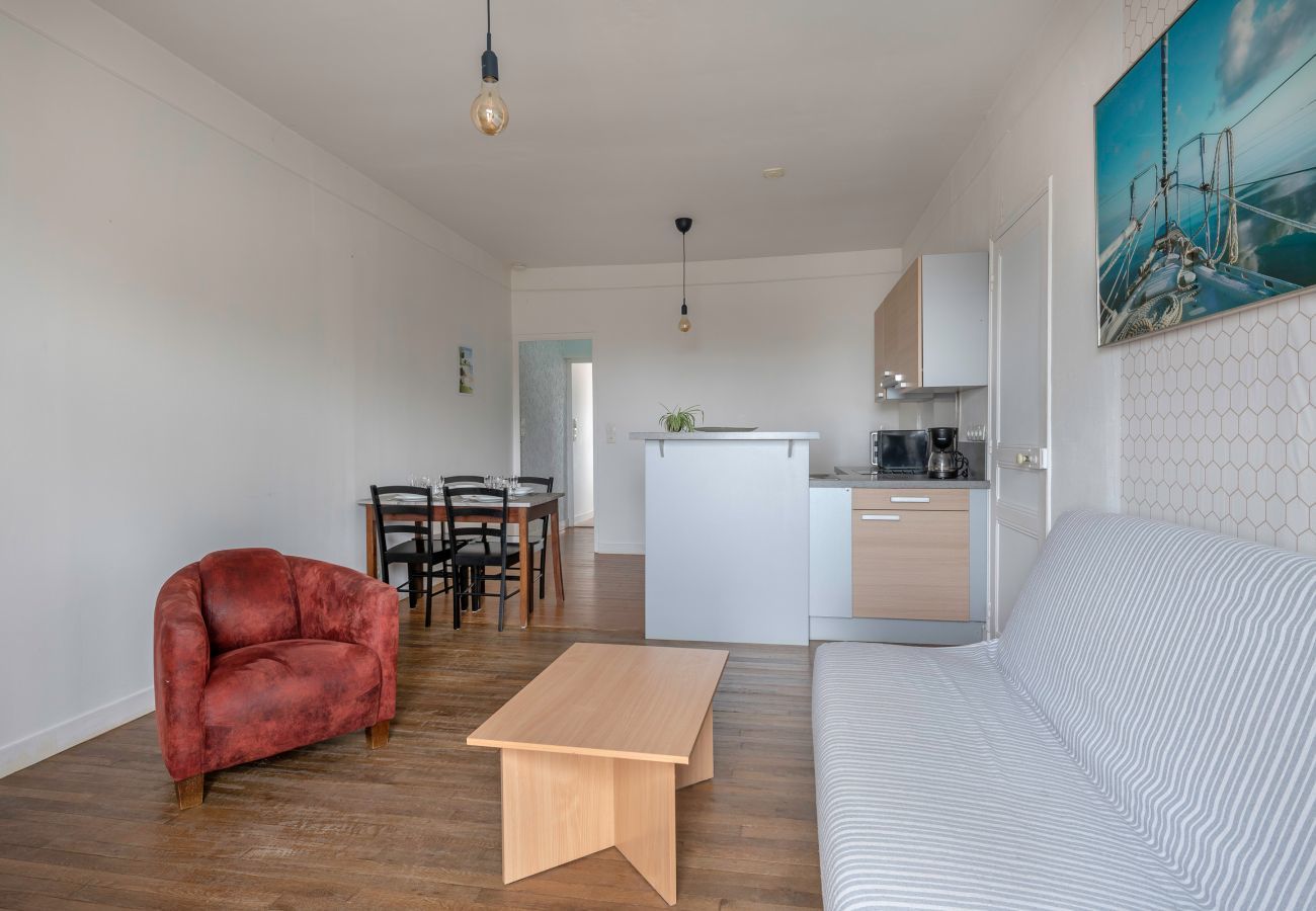 Appartement à La Plaine-sur-Mer - Apt Vue mer pour 4 à 50m Plage