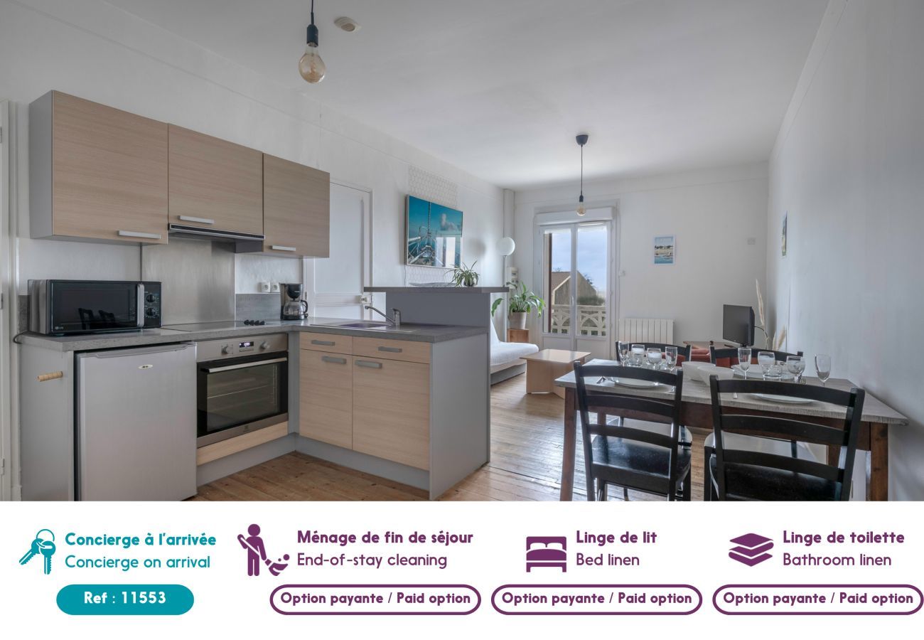 Appartement à La Plaine-sur-Mer - Apt Vue mer pour 4 à 50m Plage