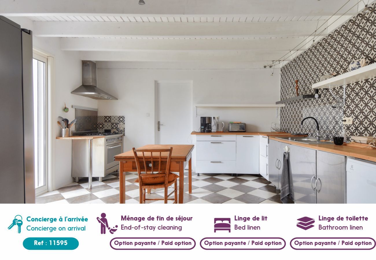 Maison à Saint-Jean-de-Monts - Maison moderne avec jardin pour 12 personnes